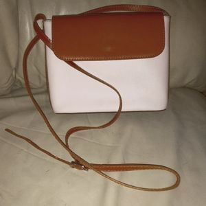 Italian Leather Vera Pelle Crossbody Purse